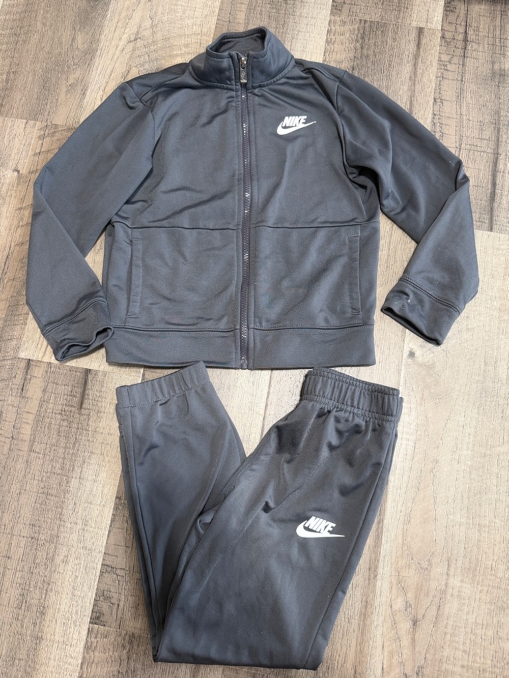 Nike Gray Kids' Track Jacket & Joggers Set